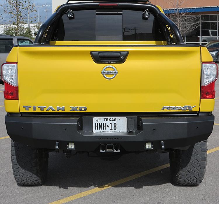 2017-Up Nissan Titan REAR Bumper: FORTIS Series Bumper Steelcraft   